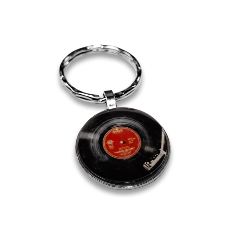 keychain vintage turntable