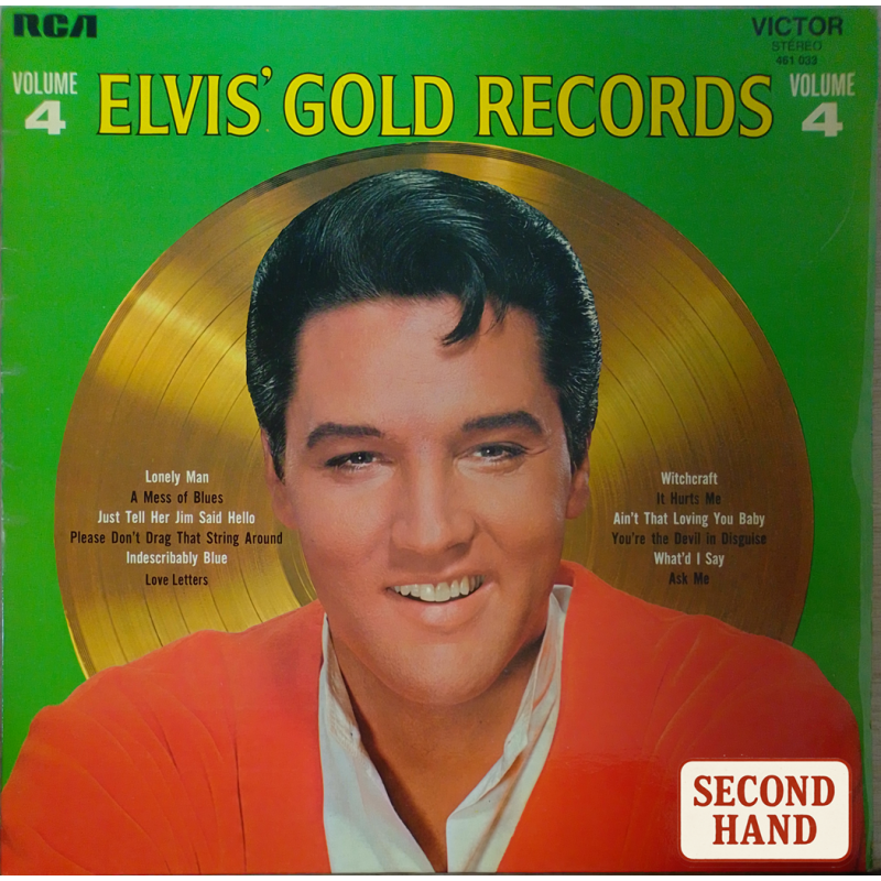 (LP) Elvis Presley - Elvis' Gold Records Volume 4
