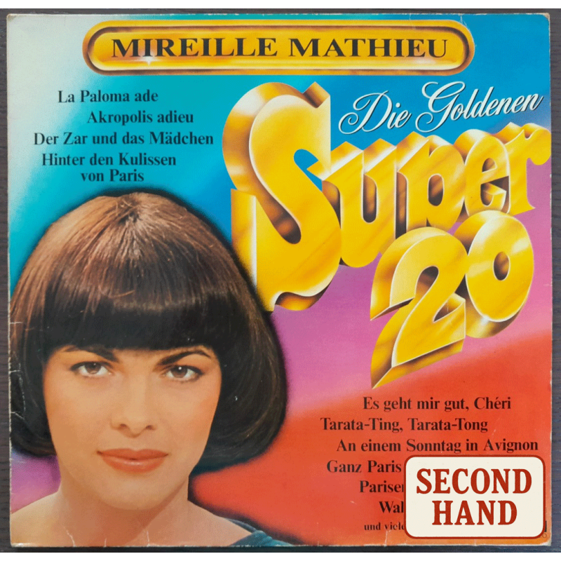 (LP) Mireille Mathieu - Die Goldenen Super 20
