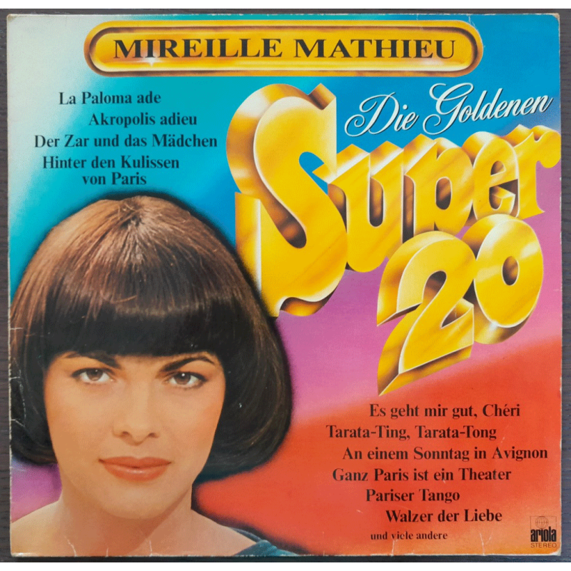 (LP) Mireille Mathieu - Die Goldenen Super 20
