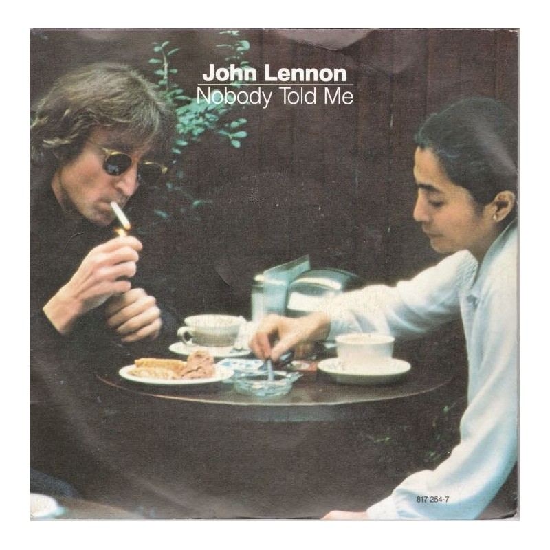 (7") John Lennon - Nobody Told Me