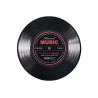 Tapijt Record Music - zwart diam 60 cm